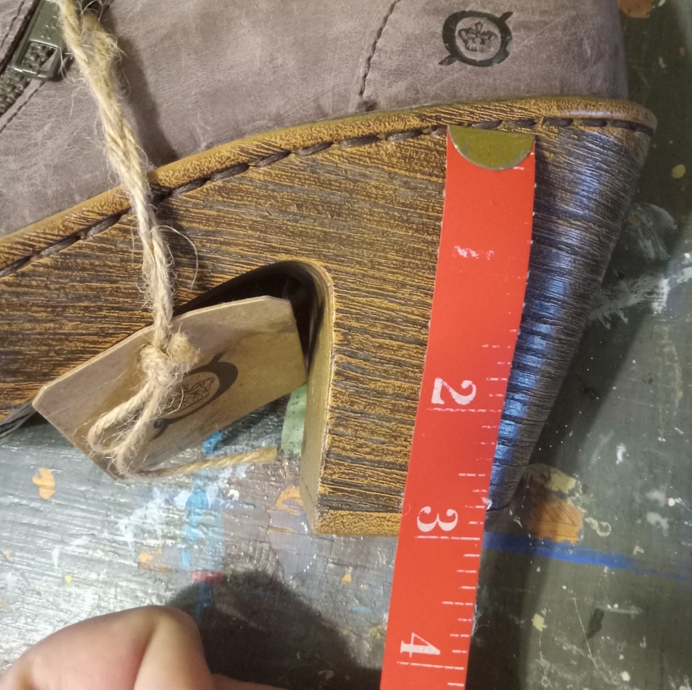 Born Women's Ankle Boots in Gray - Picture 4 of 8